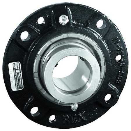 Rexnord Flange Block Bearing; 4 Bolt Round Flange Cartridge; 2-15/16 in. Bore; 7-1/2 in. Bolt Circle Dia. MBR3215